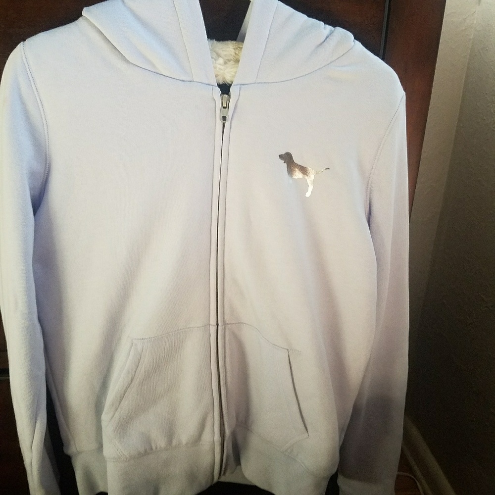 Victoria Secret / pink fur hoodie